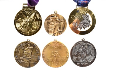 Lot 77 - An assortment of Olympic medals