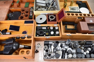 Lot 275 - A large collection of Microscope Objectives and Accessories