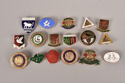 Lot 283 - An assortment of Women's Institute enamel pin badges