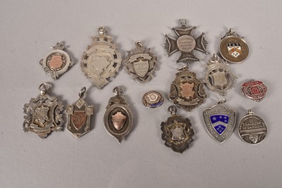 Lot 292 - A collection of Miscellaneous silver hallmarked medallions