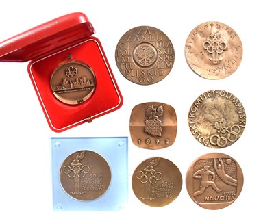Lot 81 - A group of Participation medals for a Polish Recipient