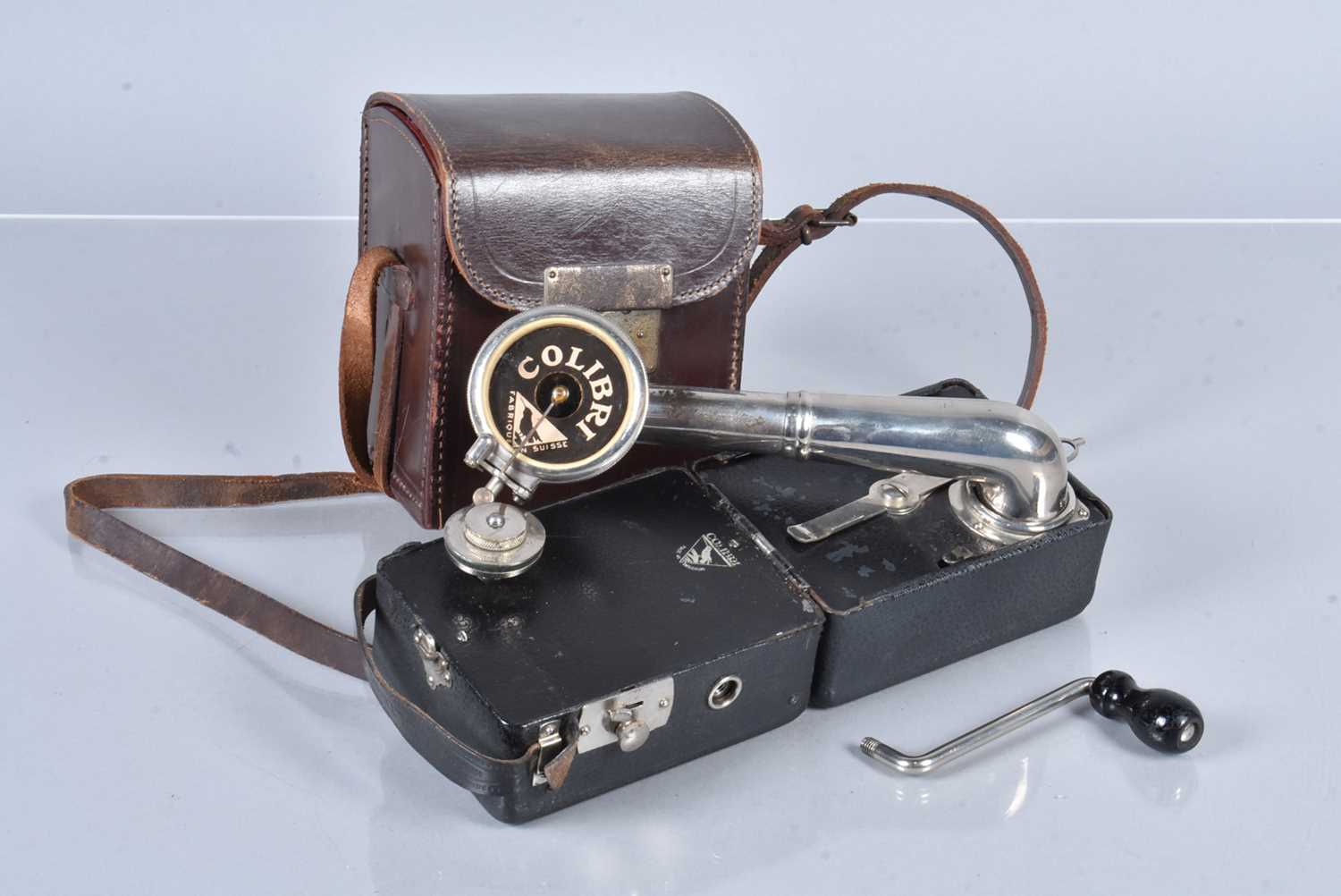 Lot 5 - A Colibri Hummingbird Model Portable Gramophone