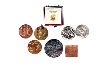 Lot 82 - A selection of smaller Olympic Participation medals