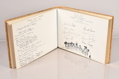 Lot 324 - A 1980s Country House visitor's book