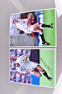 Lot 86 - England 2003 RWC winners signed player photographs
