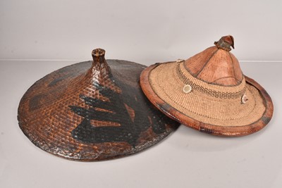 Lot 360 - Two Chinese Rice hats