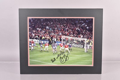 Lot 87 - Manchester United 1999 Champions League winners signed and mounted photo