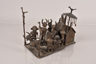 Lot 377 - A Fon Figural group