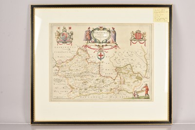 Lot 393 - Blaeu's Map of Berkshire