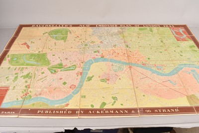 Lot 401 - Bauerkeller's New Embossed Plan of London 1841