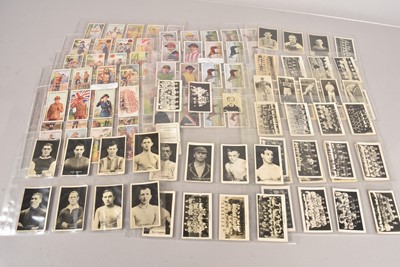 Lot 438 - Pre and Postwar Cigarette Cards and Trade Cards (ten albums)