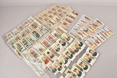 Lot 440 - WWI Period and Later Military Themed Cigarette Card Sets (13)