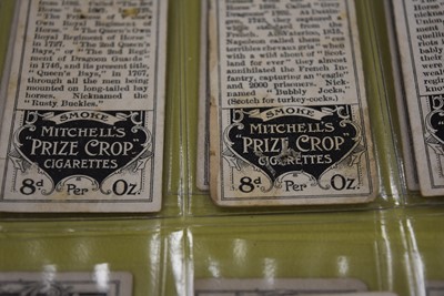Lot 446 - Military Medals and Regimental Standards Themed Cigarette Card Sets (9)