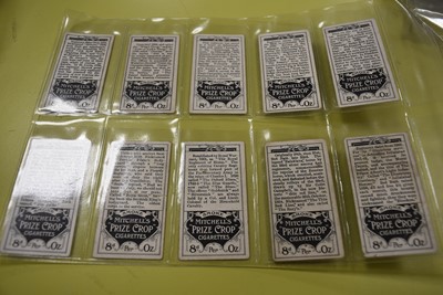 Lot 446 - Military Medals and Regimental Standards Themed Cigarette Card Sets (9)
