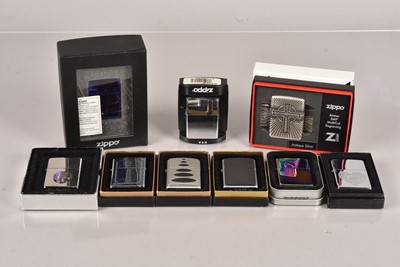 Lot 461 - A collection of various Zippo Lighters