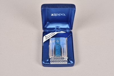 Lot 481 - A scarce Zippo Armor Fine Arts Japanese Market Zippo Lighter