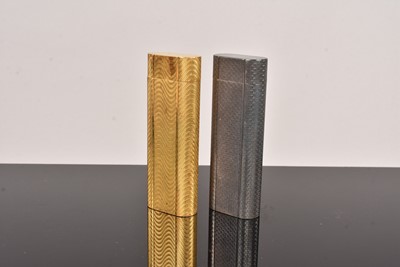 Lot 490 - A gold plated Cartier pocket lighter