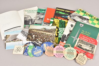 Lot 504 - An assortment of Motor Racing Tickets/Tags