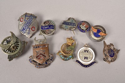 Lot 512 - An assortment of Cycling medals and buttons