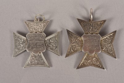 Lot 517 - Two late 19th Century Royal Gymnasium white metal medals