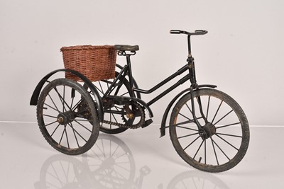 Lot 525 - A hand-built model of a Vintage Tricycle