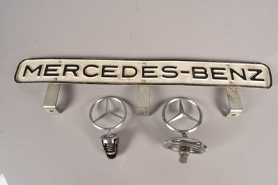 Lot 530 - Two Mecedes-Benz Bonnet Badges