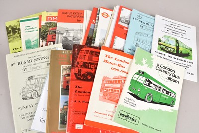 Lot 581 - An assortment of London and Southern area bus books