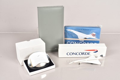 Lot 586 - A small selection of Concorde items