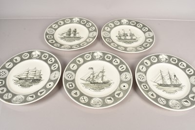 Lot 587 - Five Wedgwood Commemorative plates
