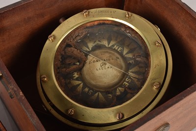 Lot 592 - A J.Garraio & Co of Lisboa Ship's Compass