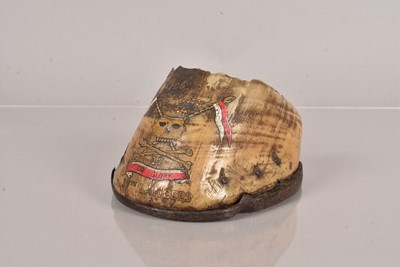 Lot 629 - A Crimean War  British 17th Lancers Horse's Hoof