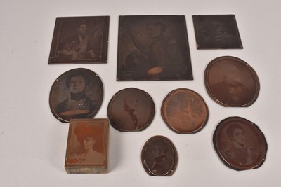 Lot 633 - An assortment of Copper Printing Plates