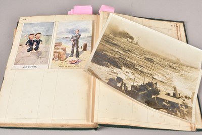 Lot 634 - A Naval Scrap book