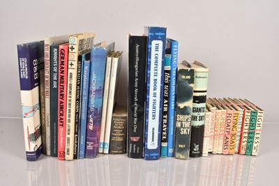 Lot 636 - A large collection of Military and Commercial Aviation books