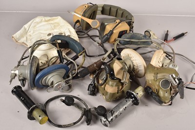 Lot 698 - Two WWII Period Pilot's Gas Masks