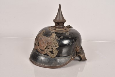 Lot 706 - A Bavarian Pickelhaube