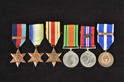 Lot 728 - An Unattributed WWII and later medal group