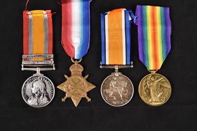 Lot 804 - Boer War and WWI medal group