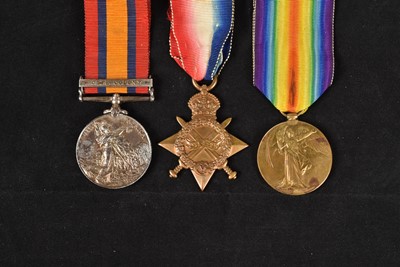 Lot 805 - Boer War and WWI medal group