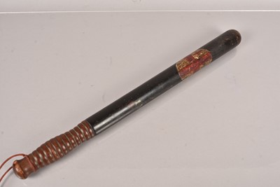 Lot 811 - A 19th Century City of London wooden Police Truncheon