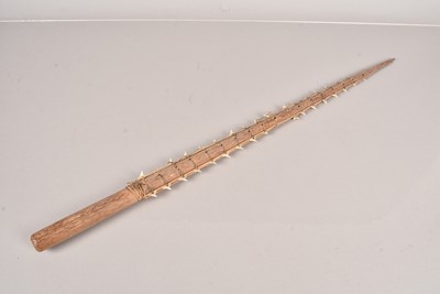 Lot 900 - An Oceanic Sharks Tooth Tebutje Sword