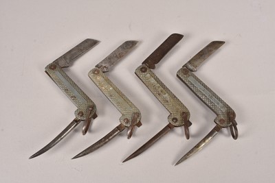 Lot 931 - A group of four War Period Clasp Knives