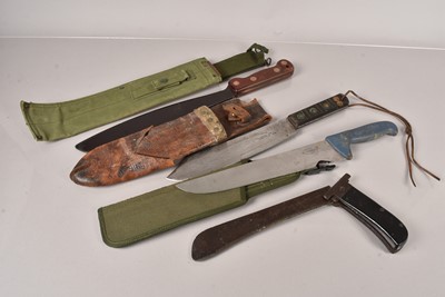 Lot 943 - A WWII Military Issue machete by S & J Kitchin