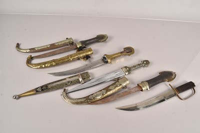 Lot 946 - A collection of Middle Easter Daggers