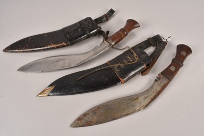 Lot 950 - A Military Issue Indian Kukri knife