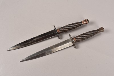 Lot 960 - Two WWII Period Fairbairn Sykes Fighting Knives