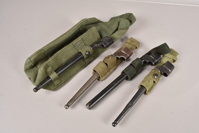 Lot 987 - A group of four No.4 MkII 'Pig Sticker' bayonets