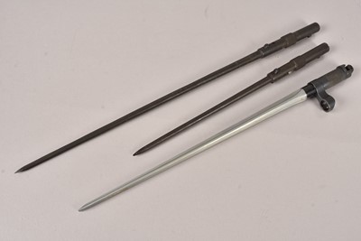 Lot 989 - Two French Mas bayonets