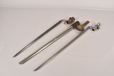 Lot 996 - A US Springfield 1855 Pattern Socket Bayonet