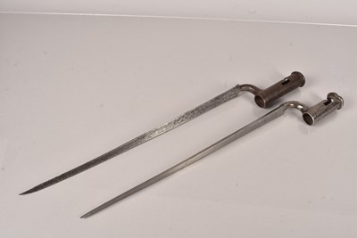 Lot 998 - A British 1842 Socket bayonet by G.S